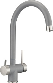 Milacio Смеситель для кухни Ultra MCU.554.GR серый металликсе – фотография-1