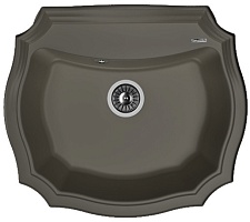 Florentina Мойка гранитная Эмилия 640 антрацит