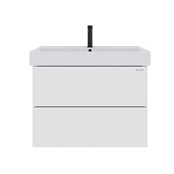 Onika Тумба под раковину Эсквана 80 подвесная белая – фотография-7