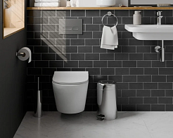 Iberica Blanca Унитаз подвесной Bilbao Alto безободковый, с микролифтом – фотография-10