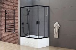 Royal Bath Душевой уголок RB 8120BP-T-BL 120х80х200 L – фотография-2