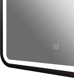 Continent Зеркало Enjoy Black Led 600x800 – фотография-6