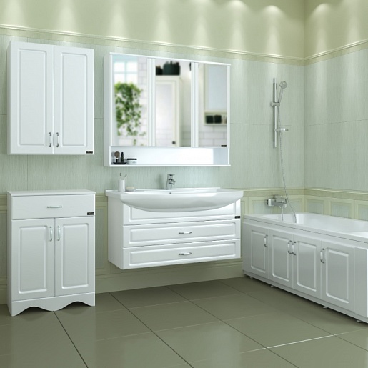 СанТа Мебель для ванной Верона 105, подвесная – фотография-2