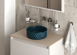 Allen Brau Мебельная накладная раковина Fantasy Romb 36 4.11033.PT петроль – фотография-2