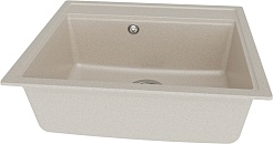 Teymi Мойка кухонная Lori Maxi 60 кварцевая бежевая матовая – фотография-4
