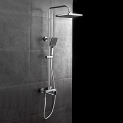 Frap Душевая стойка H84 F2484 хром – фотография-2