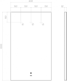Vigo Мебель для ванной Glem 600-0-2 белая – фотография-19