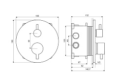 Excellent Душевой комплект FROST TERMO AREX.4401CR – фотография-4