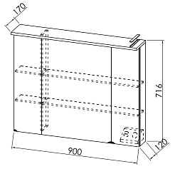 Kolpa San Комплект мебели Nayra 100 WH – фотография-7
