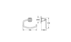 Grohe Держатель туалетной бумаги Grandera 40625000 – фотография-2