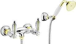Webert Смеситель Alexandra AL760101017 хром/золото, для душа – фотография-1