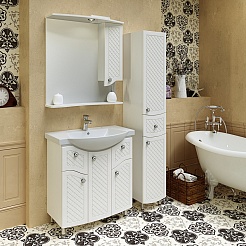 Runo Зеркало-шкаф для ванной Милано 75 – фотография-3