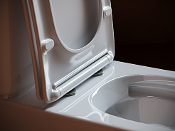 Ceramicanova Унитаз напольный Alfa Rimless CN9002 белый CN9002 – фотография-5