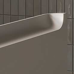 Equil Тумба под раковину Elegante 80 1 ящик подвесная амарок/белая – фотография-11