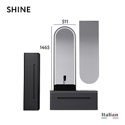 Jorno Зеркало Shine 51 Shi.02.51/A – фотография-5