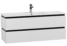 Cezares Тумба с раковиной Plane 120 подвесная bianco lucido раковина CZR-8002-120