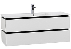 Cezares Тумба с раковиной Plane 120 подвесная bianco lucido раковина CZR-8002-120 – фотография-1