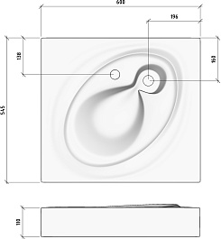 Stella Polare Раковина под стиральную машину Пальмира 60x55 – фотография-6