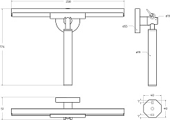 Cezares Скребок Relax RELAX-SV-GM оружейная сталь – фотография-2