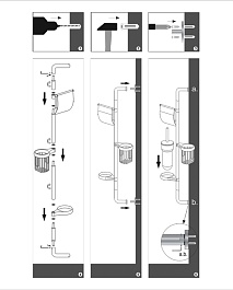 WasserKRAFT Комбинированная настенная стойка K-1458 – фотография-2