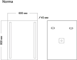 Grossman Зеркало Norma 60x80 – фотография-4