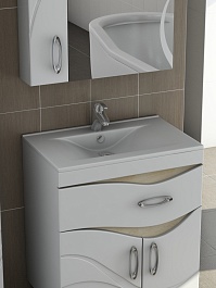 Vigo Мебель для ванной Mirella 70 белая – фотография-3