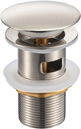 Milacio Донный клапан Ultra MCU.050.SS нержавеющая сталь – фотография-1