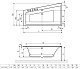 Excellent Акриловая ванна Sfera Slim 170x100 левая – картинка-6
