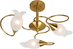 N-Light Люстра P-504/3 antique brass потолочная