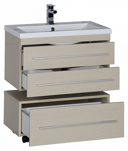 Aquanet Тумба подкатная "Нота 75" светлый дуб – картинка-5