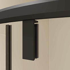 RGW Душевой уголок Classic CL-55B 90x90 профиль черный стекло прозрачное – фотография-4