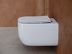 Ceramicanova Подвесной унитаз Noel Rimless CN3013 белый – фотография-2