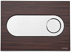 Schwab Кнопка смыва Circle венге – фотография-1