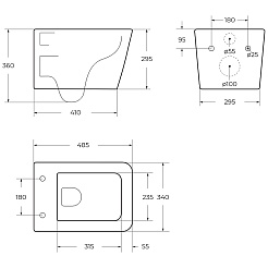 BelBagno Унитаз подвесной Due-Tor BB5171CH-TOR/SC – фотография-16