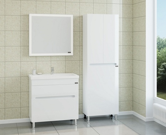 СанТа Тумба с раковиной напольная Лондон 80 – фотография-4