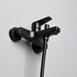 Allen Brau Смеситель для ванны Eclipse 5.E1003-31 черный матовый – фотография-3