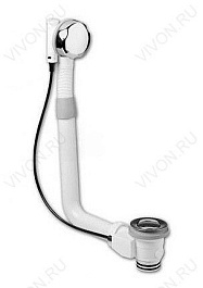 Jacob Delafon Слив-перелив для ванны E70174-CP автомат (хром) – фотография-1