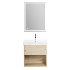 BelBagno Тумба с раковиной Neon 50 подвесная Pino Bianco – фотография-5