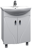 Mixline Тумба с раковиной Лима 65 белая