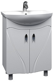 Mixline Тумба с раковиной Лима 65 белая – фотография-1