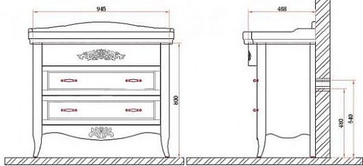 BelBagno Мебель для ванной PRIMAVERA WA – картинка-5