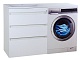 Misty Тумба с раковиной Фостер 130 L, 3 ящика – картинка-19