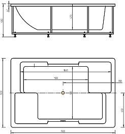 Aquatek Акриловая ванна Дорадо 190 – фотография-3