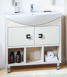 Бриклаер Тумба для умывальника Хоккайдо 85 светлая лиственница – фотография-1