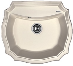 Florentina Мойка гранитная Эмилия 640 жасмин – фотография-1