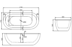 BelBagno Акриловая ванна BB13-1700 – фотография-2