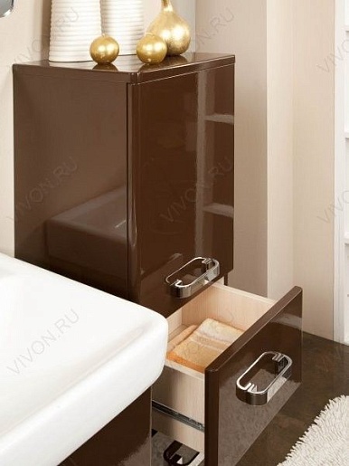 Акватон Полуколонна для ванной "Америна" коричневая – картинка-3