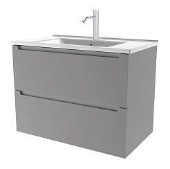 Зов Тумба под раковину Дион 100 подвесная платиновая – фотография-1