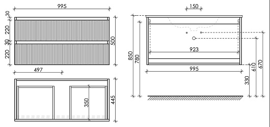 Sancos Тумба с раковиной Snob T 100 doha soft раковина Grace 101 CN7013 – фотография-8