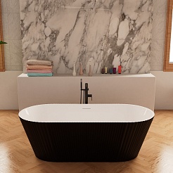 Frank Акриловая ванна 170х75 F6103 white/black – фотография-2